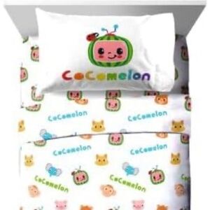 CoComelon Kids Bedding Sheet Set - Colorful Design